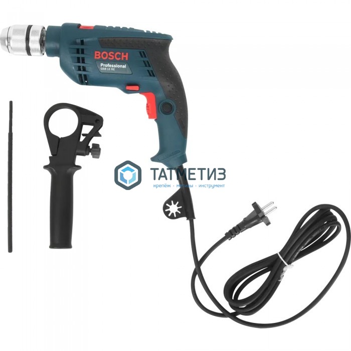 Дрель BOSCH GSB 13 RE, ударная, 600Вт, БЗП Дрель BOSCH GSB 13 RE, ударная, 600Вт, БЗП
