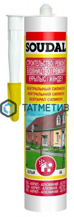 Герметик силиконовый SOUDAL нейтральный ПРОЗРАЧНЫЙ 280 мл / 15 Герметик силиконовый SOUDAL нейтральный ПРОЗРАЧНЫЙ 280 мл / 15