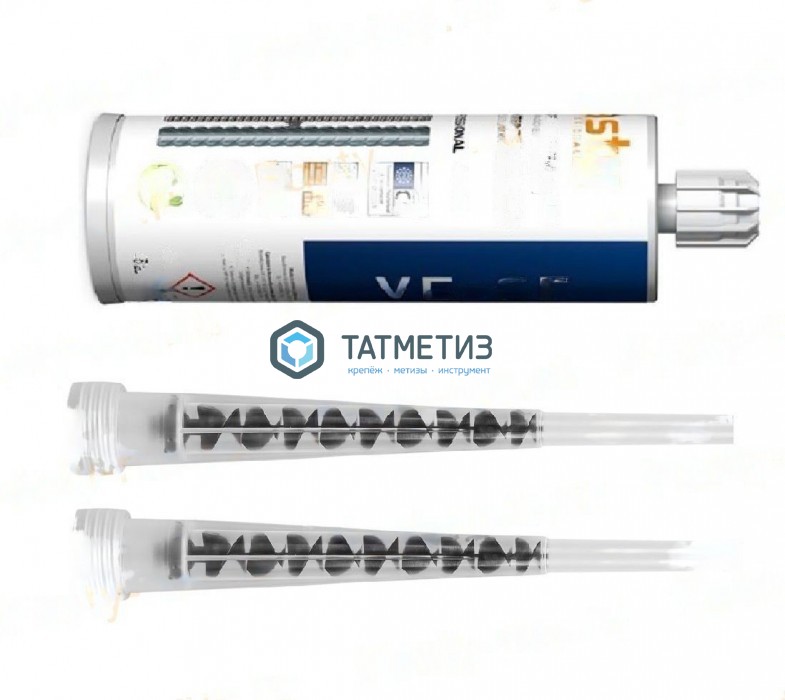 Хим. анкер FASTY VE-SF картридж 420 мл + 2 смесителя, винилэстер без стирола Хим. анкер FASTY VE-SF картридж 420 мл + 2 смесителя, винилэстер без стирола