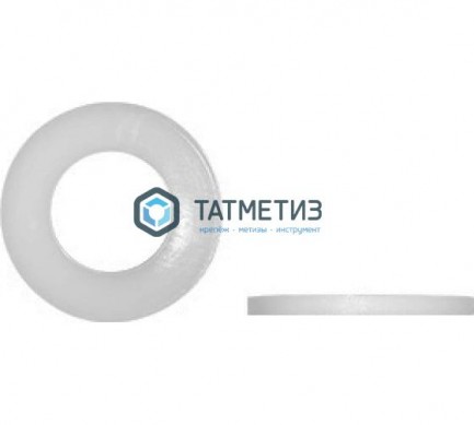 Шайба полиамидная DIN 125  М 6 (без фаски) -  магазин крепежа «ТАТМЕТИЗ»
