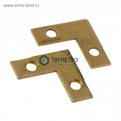 Оконный уголок желтый цинк 30х30х10х1.5 NAZ 1 (100 шт) -  магазин крепежа «ТАТМЕТИЗ»