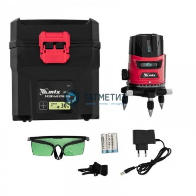 Уровень лазерный CRL-30G, 30 м, зеленый луч, акк. Li 2400 mah, резьба 5/8"// MTX -  магазин крепежа «ТАТМЕТИЗ»