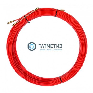 Протяжка кабельная REXANT (мини УЗК в бухте), стеклопруток, d=3,5 мм 50 м, красная -  магазин крепежа «ТАТМЕТИЗ»