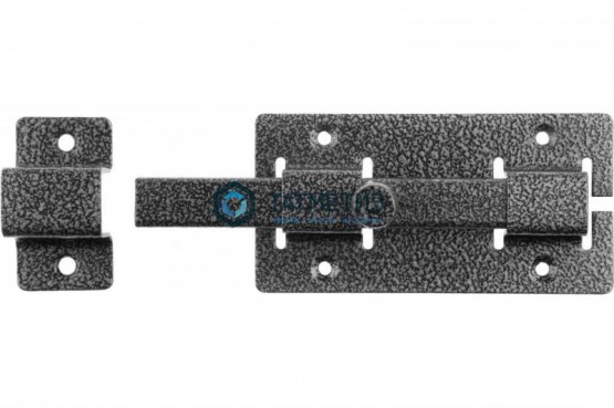 Задвижка накладная"ЗД-06"для дверей усил.,пор. покрытие, серебро, квадр. засов 15х145х15мм, 60х115мм | «ТАТМЕТИЗ» Задвижка накладная"ЗД-06"для дверей усил.,пор. покрытие, серебро, квадр. засов 15х145х15мм, 60х115мм - магазин крепежа «ТАТМЕТИЗ»