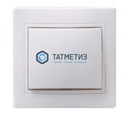 Выключатель 1-кл. СП КВАРТА 10А белый | «ТАТМЕТИЗ» Выключатель 1-кл. СП КВАРТА 10А белый - магазин крепежа «ТАТМЕТИЗ»