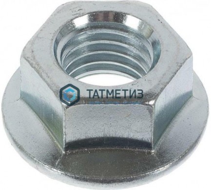 Гайка с фланцем DIN 6923, оц  М8  ( 200 шт/уп) F -  магазин крепежа «ТАТМЕТИЗ»