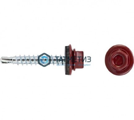 Саморез окраш.кров. 5,5х19 /3005/  (4000 шт/уп)  ТК -  магазин крепежа «ТАТМЕТИЗ»