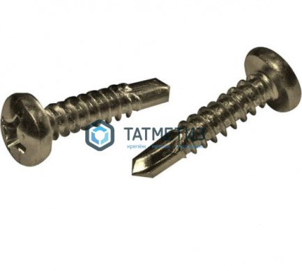 Саморез п/ц сверло А2 DIN7504 4,2х13 | «ТАТМЕТИЗ» Саморез п/ц сверло А2 DIN7504 4,2х13 - магазин крепежа «ТАТМЕТИЗ»