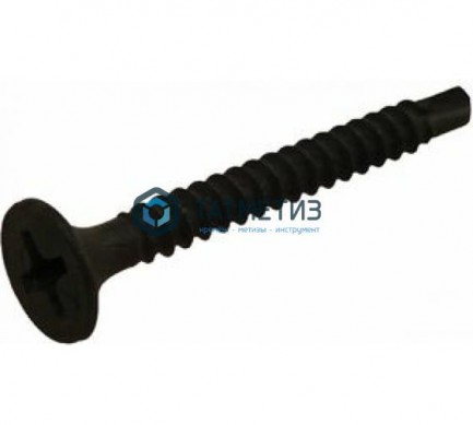 Саморезы потай сверло, черный 3,5х35 -  магазин крепежа «ТАТМЕТИЗ»