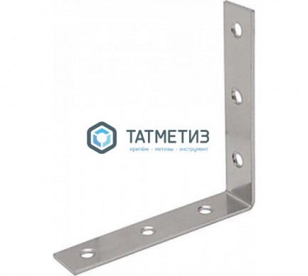 Крепежный уголок мебельный 100х100х19х1,8 мм KUM (100шт/упак) -  магазин крепежа «ТАТМЕТИЗ»