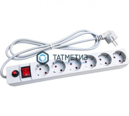 Удлинитель 6х3м У-3003 с з с сет. фильтром ПВС 3х0, 75 "У" -  магазин крепежа «ТАТМЕТИЗ»