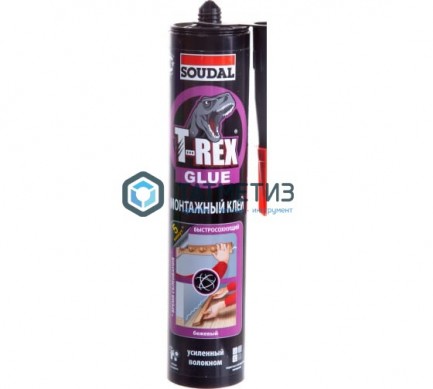 Клей монтажный T-REX "Быстросохнущий" viol 310 мл 12 | «ТАТМЕТИЗ» Клей монтажный T-REX "Быстросохнущий" viol 310 мл 12 - магазин крепежа «ТАТМЕТИЗ»