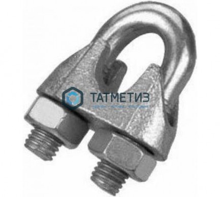 Зажим троса DIN 741 10 NW | «ТАТМЕТИЗ» Зажим троса DIN 741 10 NW - магазин крепежа «ТАТМЕТИЗ»