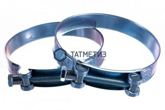 Хомут силовой, тип ROBUST, цинк,131-139 мм | «ТАТМЕТИЗ» Хомут силовой, тип ROBUST, цинк,131-139 мм - магазин крепежа «ТАТМЕТИЗ»