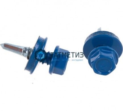 Саморез окраш.кров. 5,5х19 /5015/ | «ТАТМЕТИЗ» Саморез окраш.кров. 5,5х19 /5015/ - магазин крепежа «ТАТМЕТИЗ»