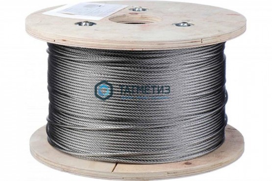 Трос ср.мягкости ART 8379 7х7 А4 нержавейка 5мм (250 м/бух) | «ТАТМЕТИЗ» Трос ср.мягкости ART 8379 7х7 А4 нержавейка 5мм (250 м/бух) - магазин крепежа «ТАТМЕТИЗ»
