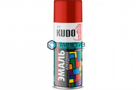 Краска аэроз. KUDO 520 мл. №1003  КРАСНАЯ RAL 3020 -  магазин крепежа «ТАТМЕТИЗ»