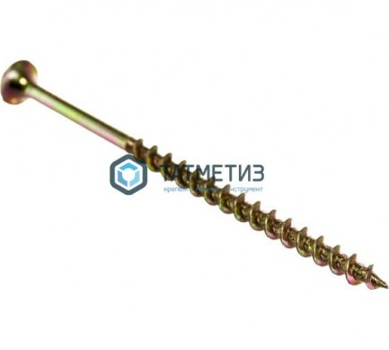 Саморезы потай по дереву желтые, PH2  4,2х76 (4 500 шт/уп) SR -  магазин крепежа «ТАТМЕТИЗ»