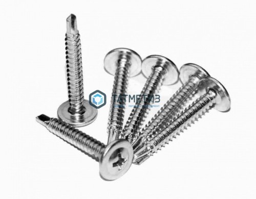 Саморез с прессшайбой сверло крест/шл "клоп" д/алюм. АРТ 9998 А2 4,2X25 | «ТАТМЕТИЗ» Саморез с прессшайбой сверло крест/шл "клоп" д/алюм. АРТ 9998 А2 4,2X25 - магазин крепежа «ТАТМЕТИЗ»