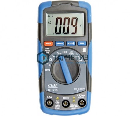 Мультиметр Тестер DT-914 CEM -  магазин крепежа «ТАТМЕТИЗ»