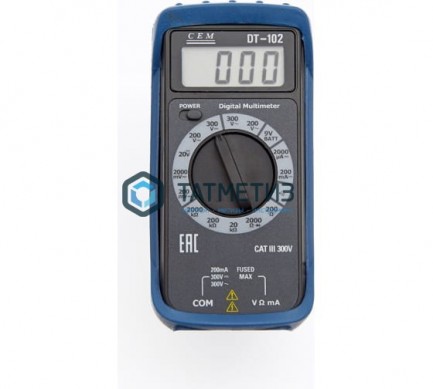Мультиметр цифровой DT-102 CEM -  магазин крепежа «ТАТМЕТИЗ»