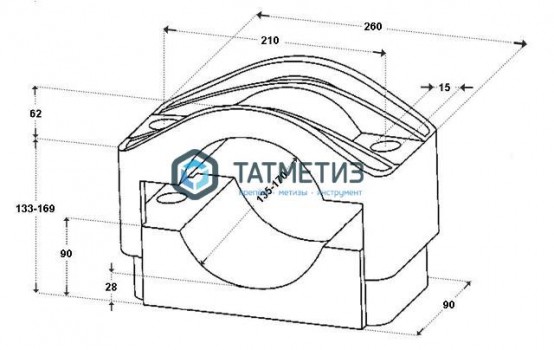Хомуты для одиночного крепления Dutchclamp SE 135-170 | «ТАТМЕТИЗ» Хомуты для одиночного крепления Dutchclamp SE 135-170 - магазин крепежа «ТАТМЕТИЗ»