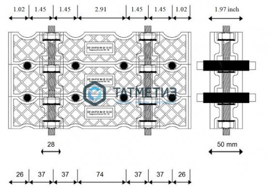 Кабельные блоки: Dutchclamp Unifix IM 3x12-32 | «ТАТМЕТИЗ» Кабельные блоки: Dutchclamp Unifix IM 3x12-32 - магазин крепежа «ТАТМЕТИЗ»