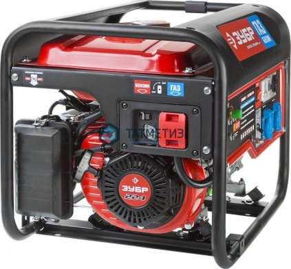Генератор гибридный (бензин / газ), 3500 Вт, ЗУБР -  магазин крепежа «ТАТМЕТИЗ»